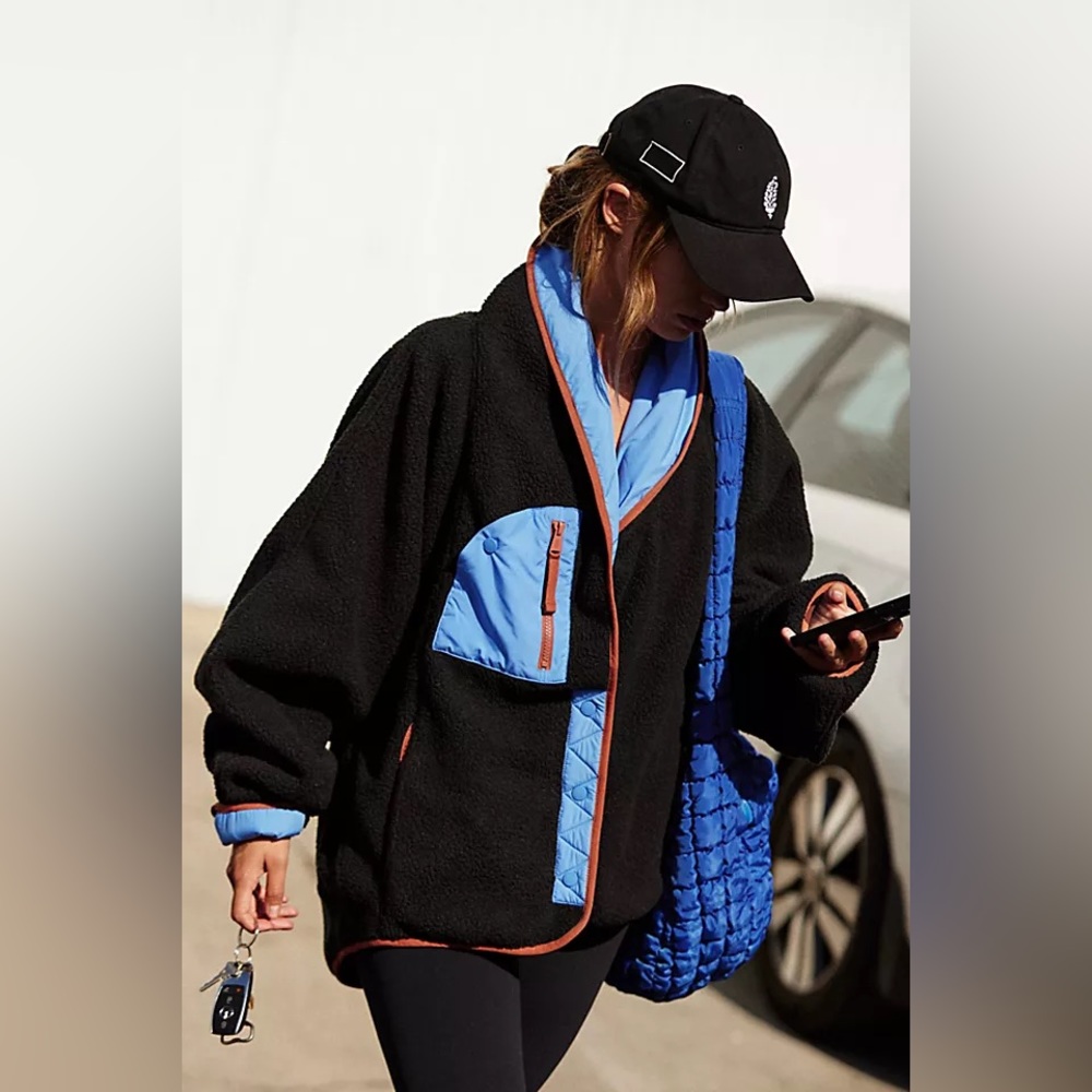 Free People Movement Hit the Slopes Shawl Jacket in XS